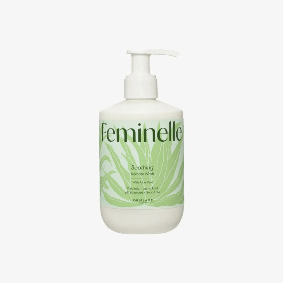 Feminelle Dış Genital Bölgeler için Aloe Veralı Yatıştırıcı Temizleme Jeli 46965