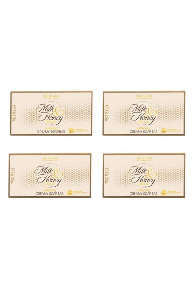 Milk & Honey Gold Yumuşatıcı Kremsi Sabun - 75 Gr - 4 Adet - 31604x4