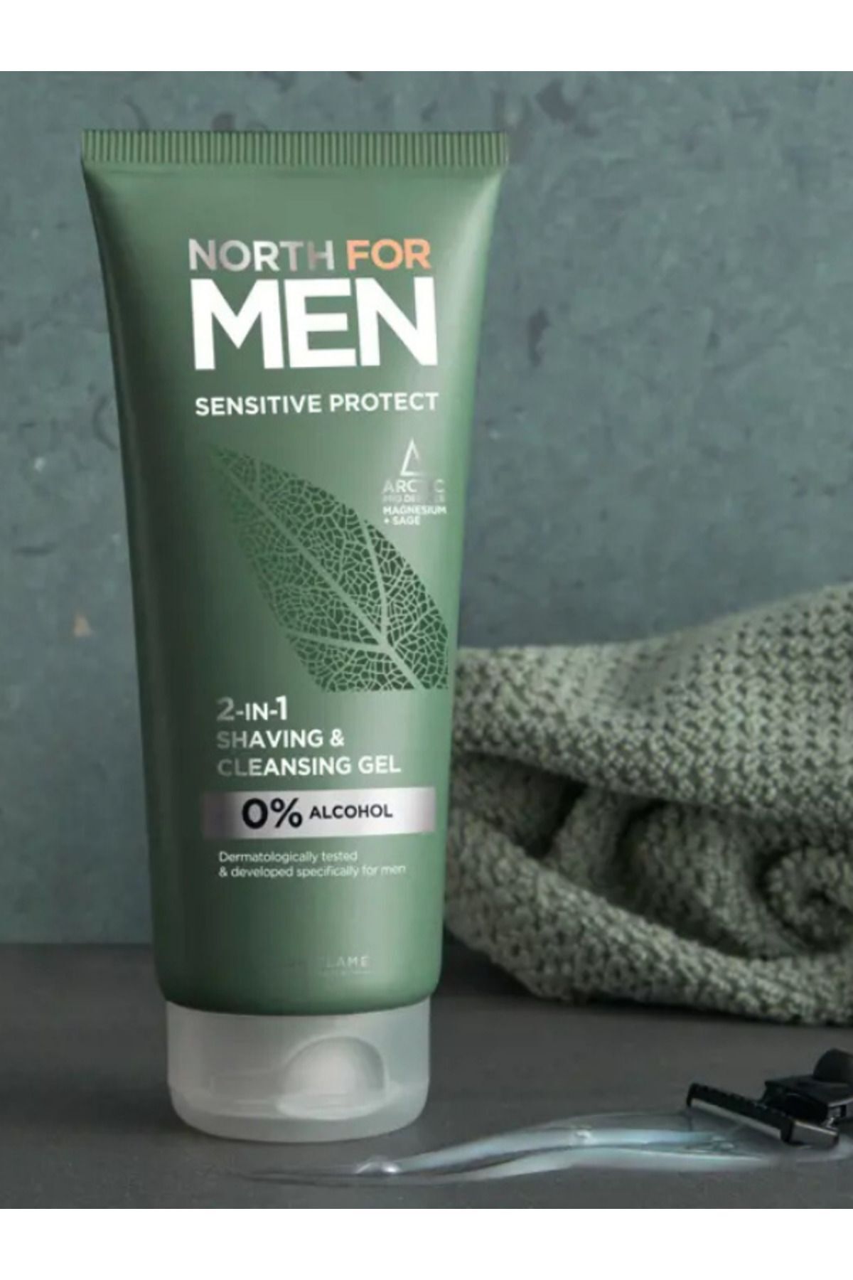 North For Men Sensitive Protect 2'si 1 Arada Tıraş & Temizleyici Jel 44378