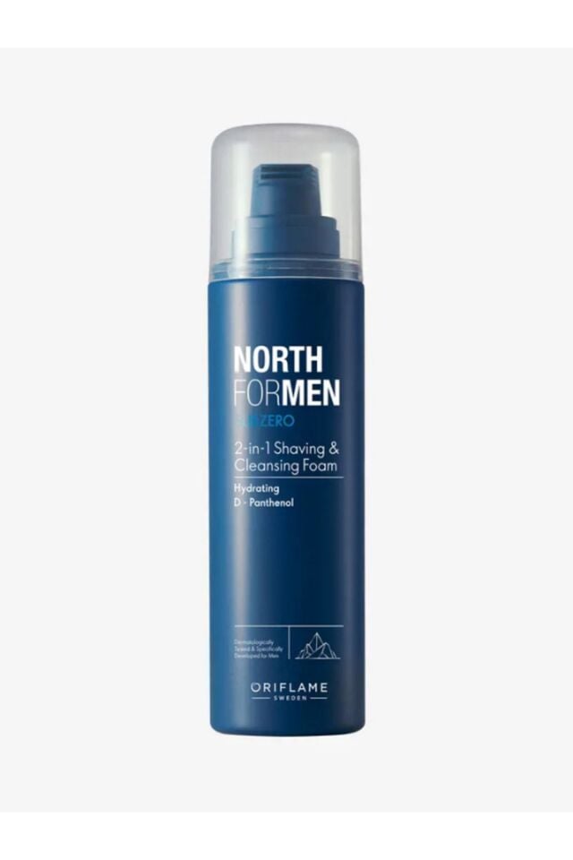 North For Men Subzero 2'si 1 Arada Tıraş Ve Temizleme Köpüğü Yeni 46632