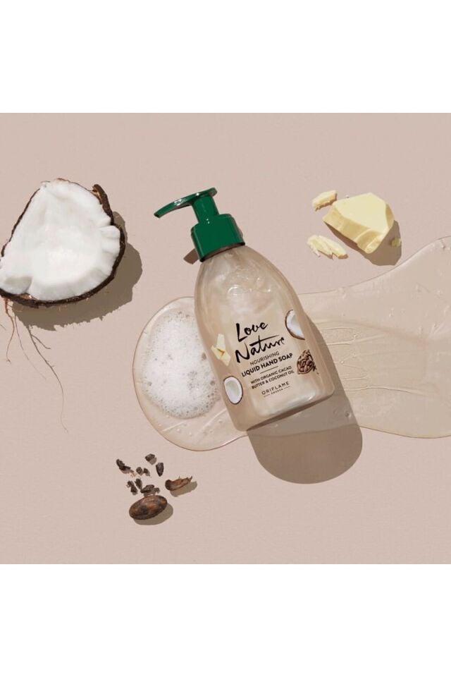 Nourishing Liquid Hand Soap With Organic Cacao Butter & Coconut Oil 43111
