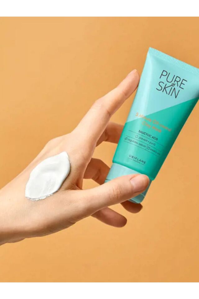 Pure Skin 5 Dakikalık Yağ Kontrol Kil Maskesi(%100 ORJİNAL,BARKODLU URUN) 41674