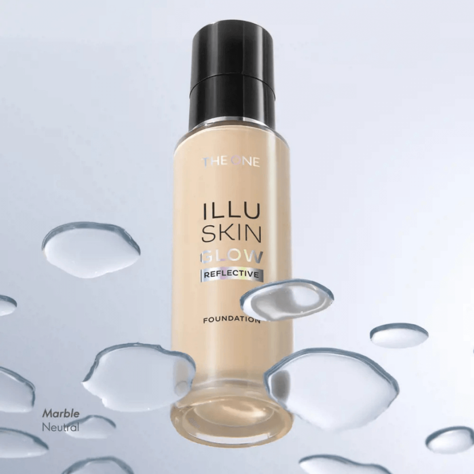 The ONE Illuskin Glow Reflective Fondöten - Marble Neutral 46331