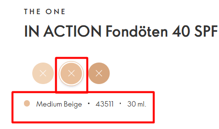 The One In Action Güneş Korumalı Fondöten 40 Spf-medium Beige 43511