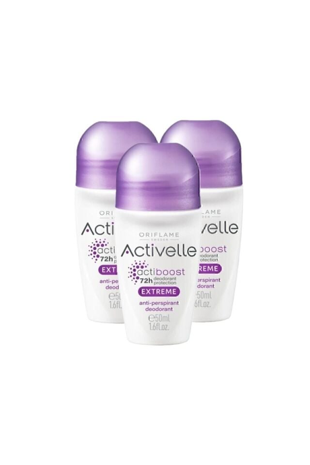 Activelle Extreme Anti-perspirant Roll-on 3 Adet 33142