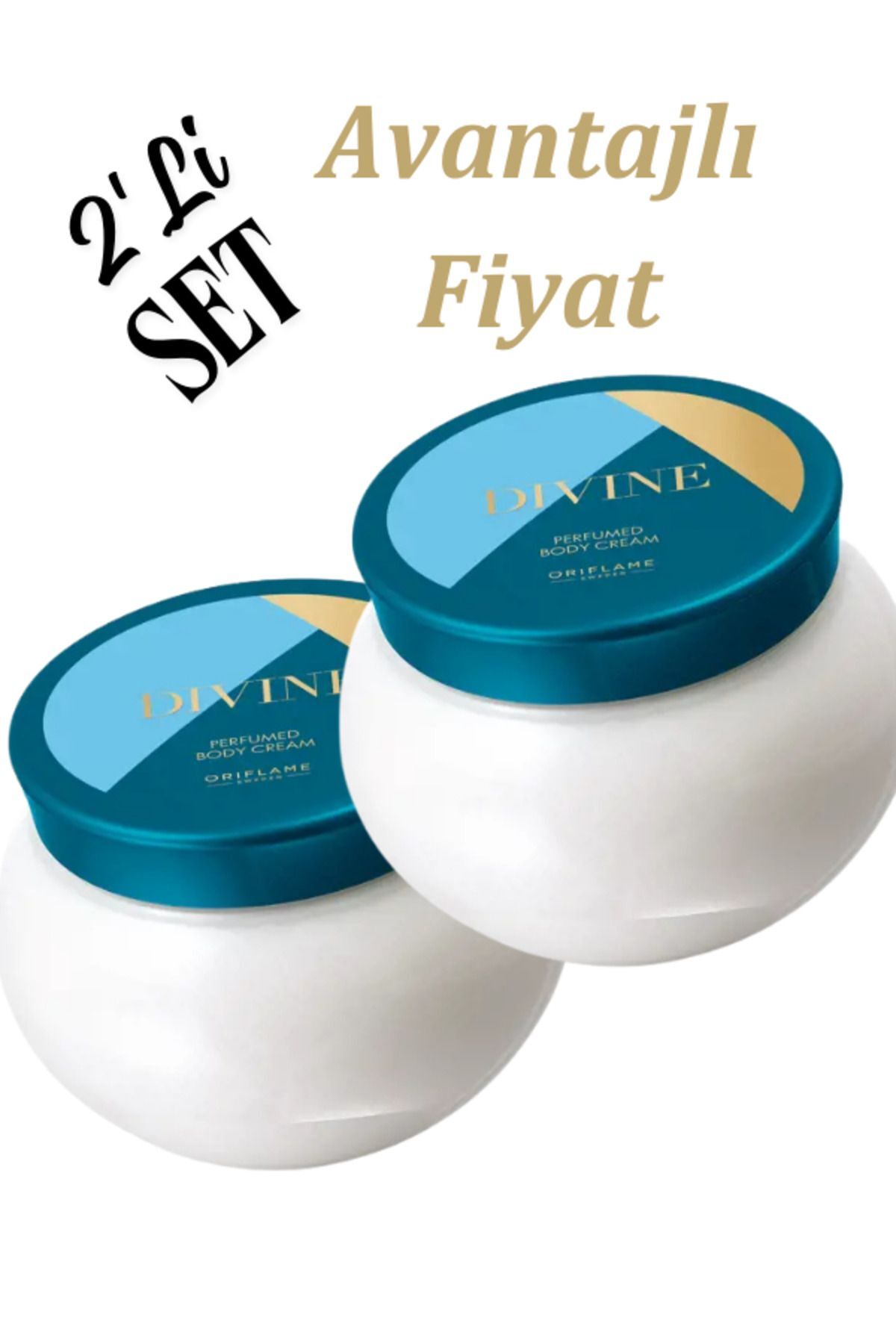 DIVINE - Parfümlü Kadın Vücut Kremi 250 ml 2'Lİ