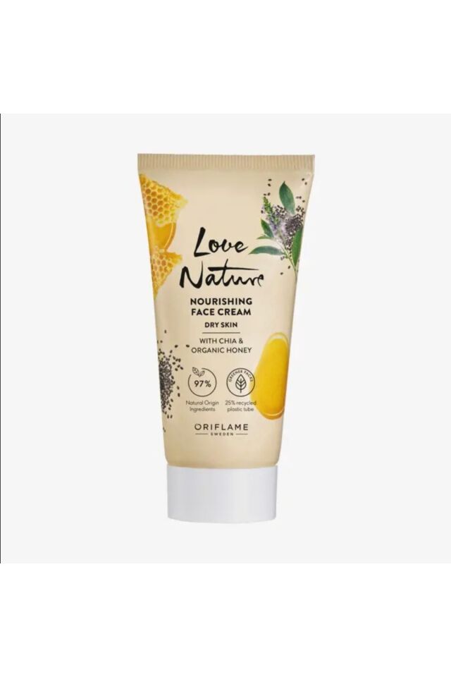 Love Nature Chia ve Organik Bal İçeren Besleyici Yüz Kremi 46699