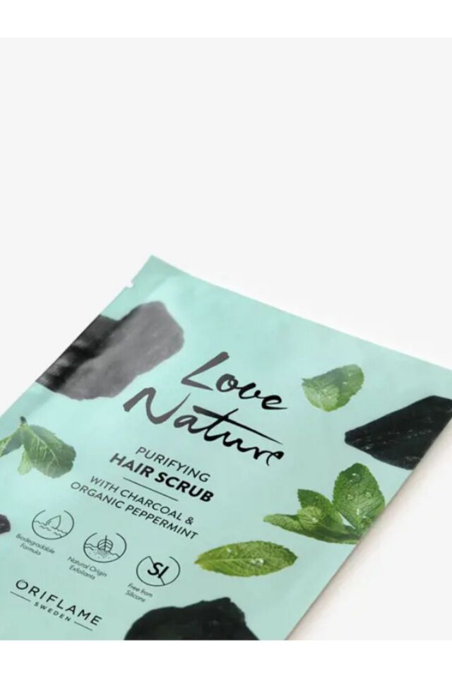 Love Nature Kömür Ve Organik Nane Içeren Arındırıcı Saç Peelingi 43253