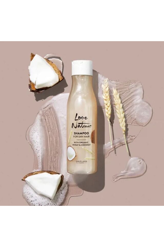 Love Nature Kuru Saçlar Için Buğday & Hindistan Cevizi Özlü Şampuan 41292