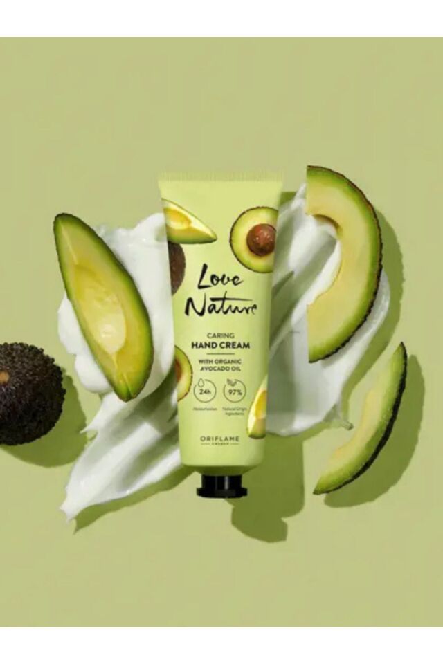 Love Nature Organik Avokado Yağı Içeren Besleyici El Kremi 44280