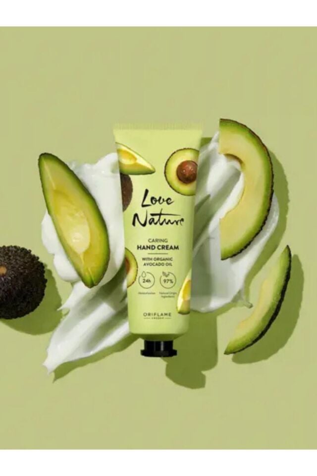 Love Nature Organik Avokado Yağı Içeren Besleyici El Kremi 44280