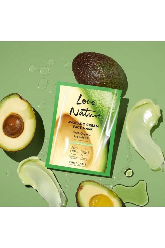 Love Nature Organik Avokado Yağı Içeren Kremsi Yüz Maskesi 44422