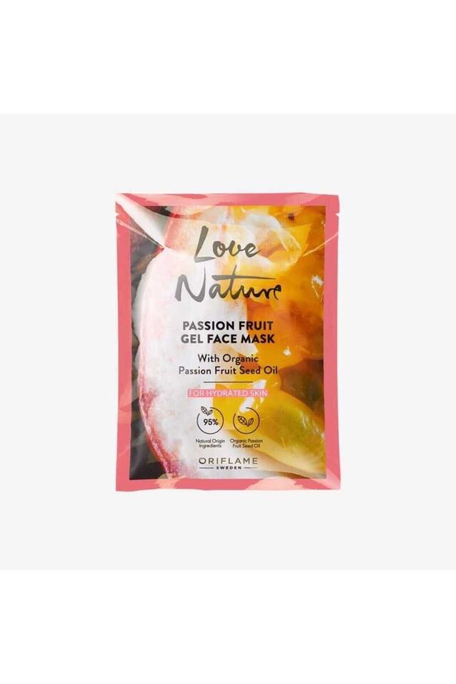 Love Nature Organik Çarkıfelek Meyvesi Çekirdeği Yağı Içeren Jel Yüz Maskesi 45133