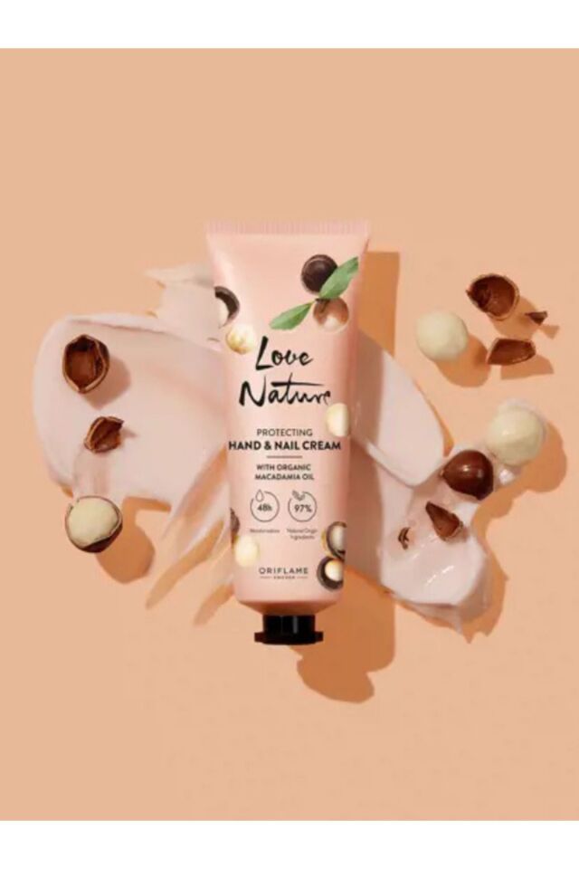 Love Nature Organik Makademya Yağı Içeren Koruyucu El & Tırnak Kremi 41335