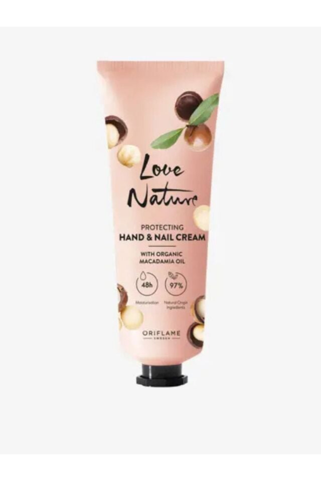 Love Nature Organik Makademya Yağı Içeren Koruyucu El & Tırnak Kremi 41335