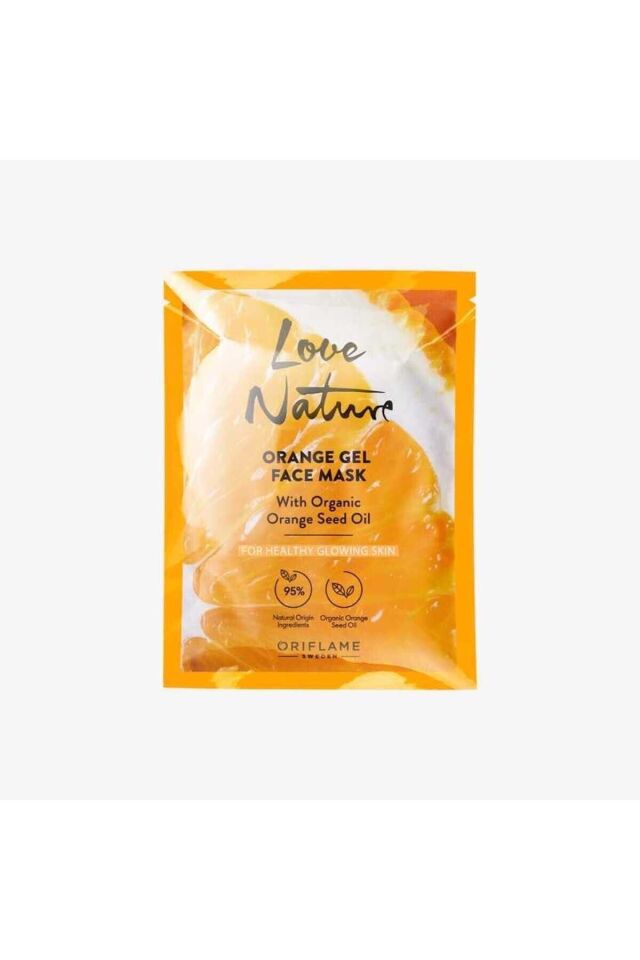 Love Nature Organik Portakal Çekirdeği Yağı Içeren Jel Yüz Maskesi 44399