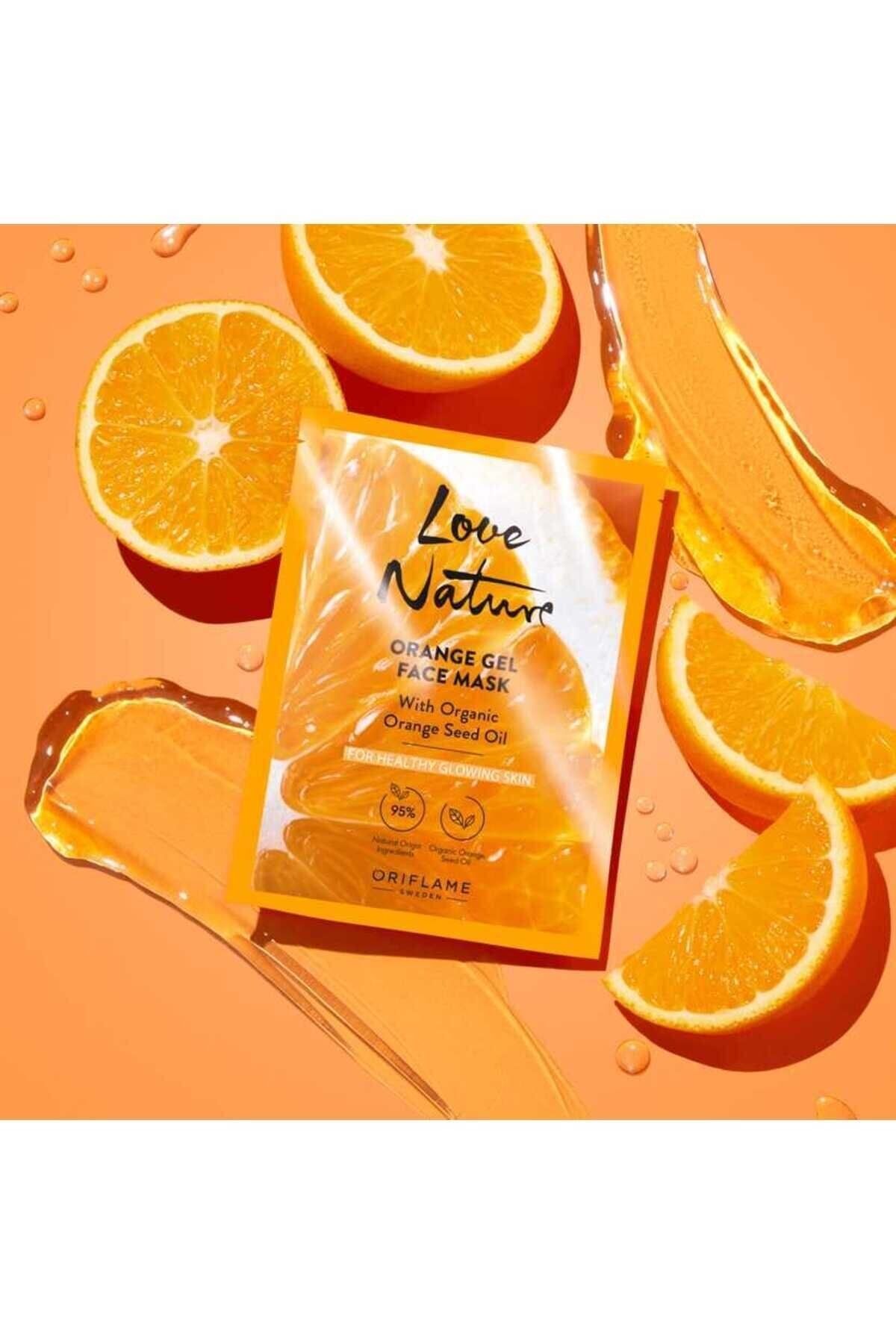 Love Nature Organik Portakal Çekirdeği Yağı Içeren Jel Yüz Maskesi 44399