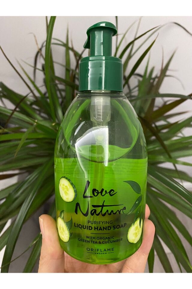 Love Nature Purfying Organik Yeşil Çay Ve Salatalık Özlü Jel El Sabunu 46470