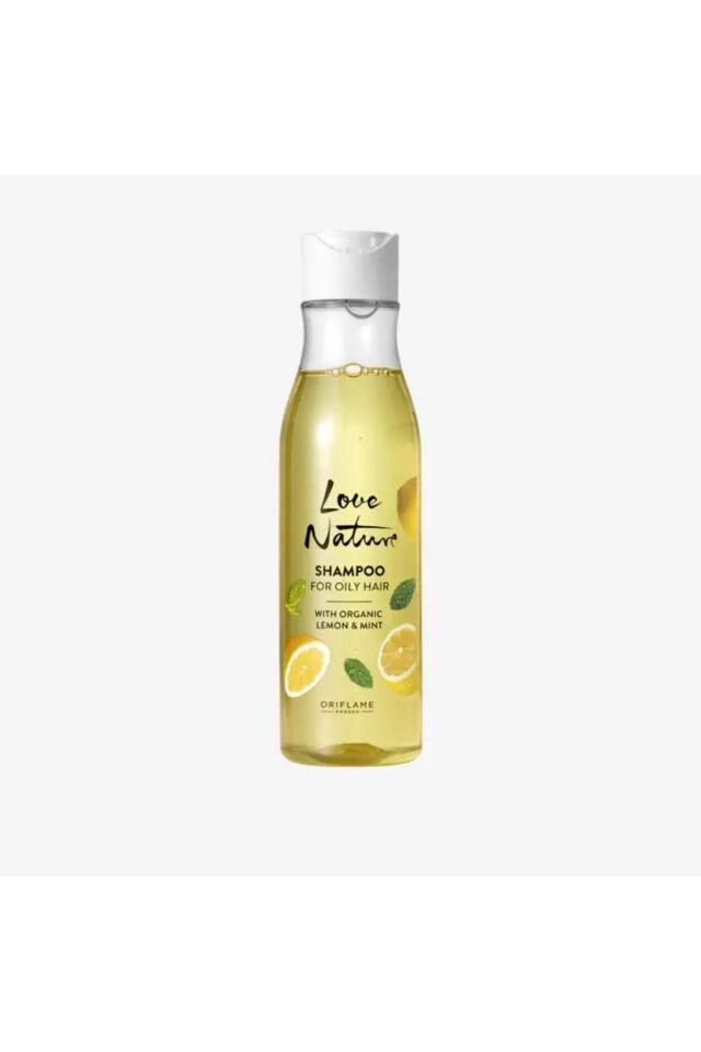Love Nature Yağlı Saçlar Için Organik Limon Ve Nane Özüne Sahip Şampuan 41354